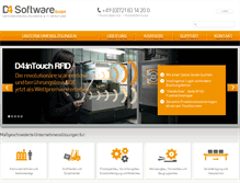 Tablet Screenshot of d4-software.com